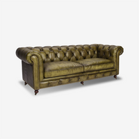 Classic Chesterfield Leather Sofa