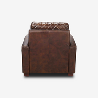 Rhombic Classic Leather Armchair