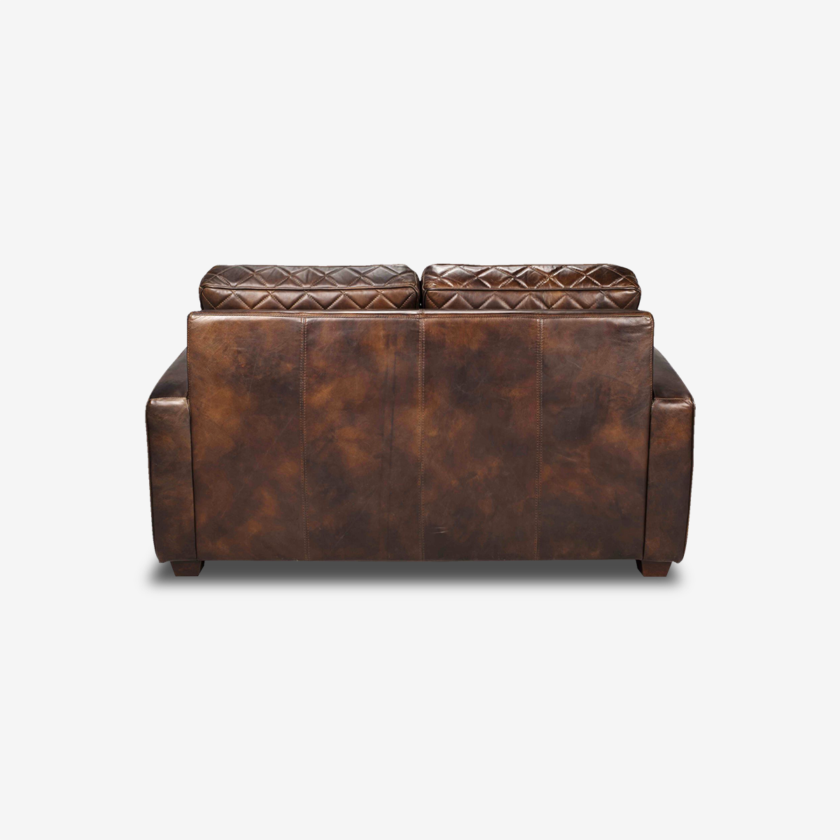 Rhombic Classic Leather Sofa