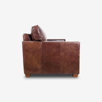 Darren Classic Leather Sofa