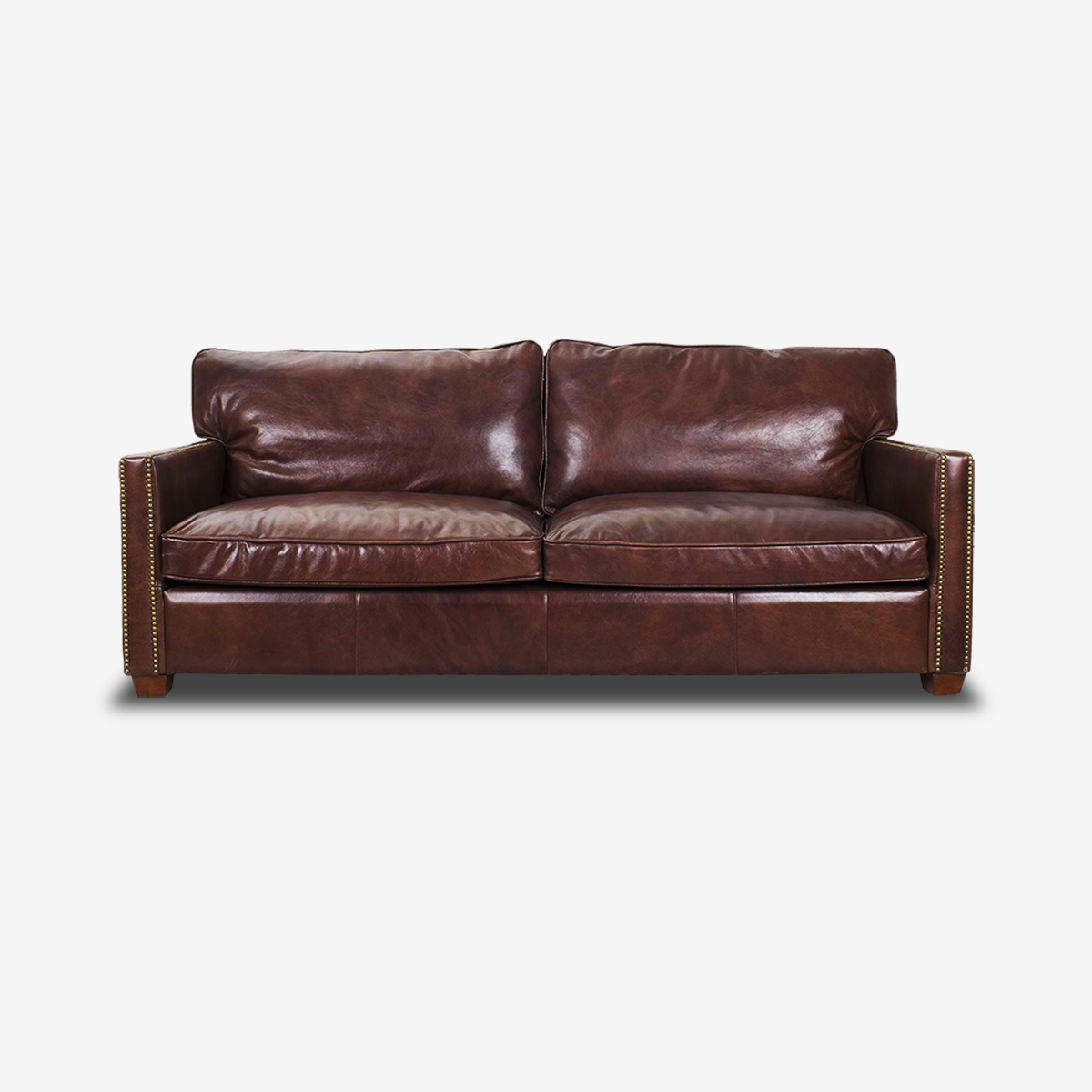 Darren Classic Leather Sofa