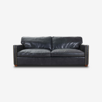Darren Classic Leather Sofa