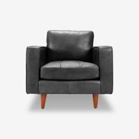 Daniel Industrial Leather Armchair