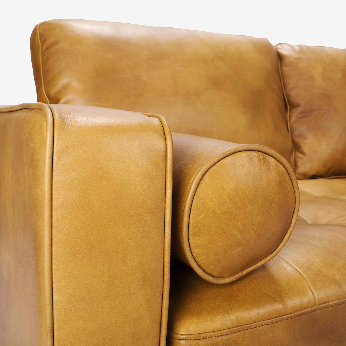 Daniel Leather L-Shape Sofa