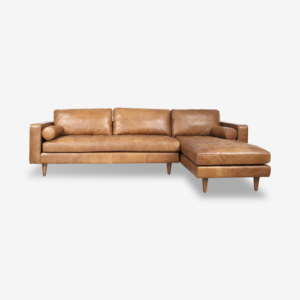 Daniel Leather L-Shape Sofa