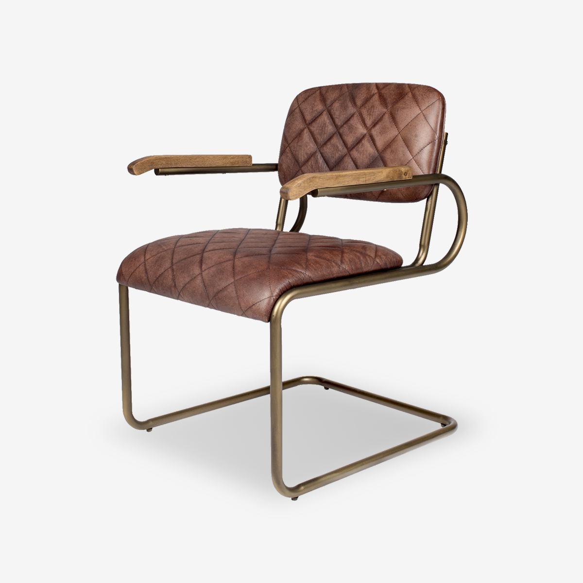 Fulton Vintage Leather Dining Chair