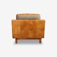 Gabriel Minimalist Leather Armchair