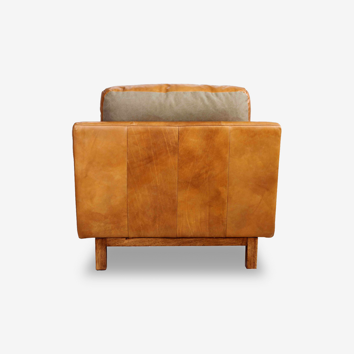 Gabriel Minimalist Leather Armchair