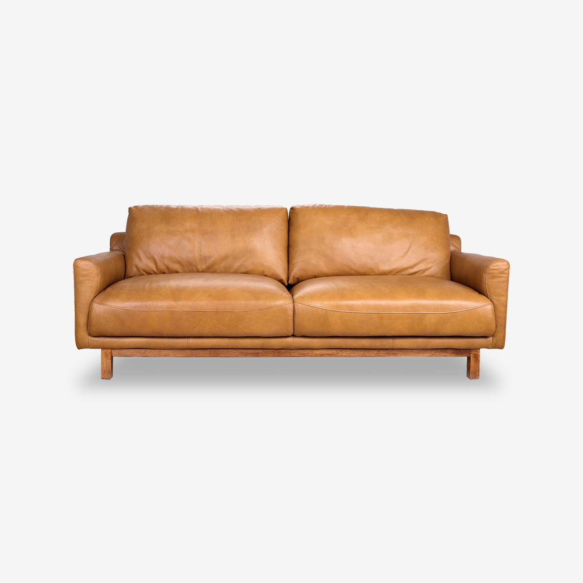 Gabriel Minimalist Leather Sofa