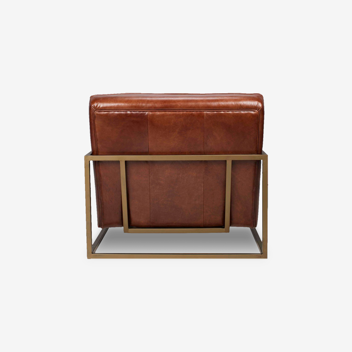 Hayden Industrial Leather Armchair