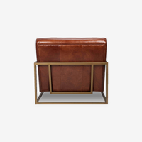 Hayden Industrial Leather Armchair