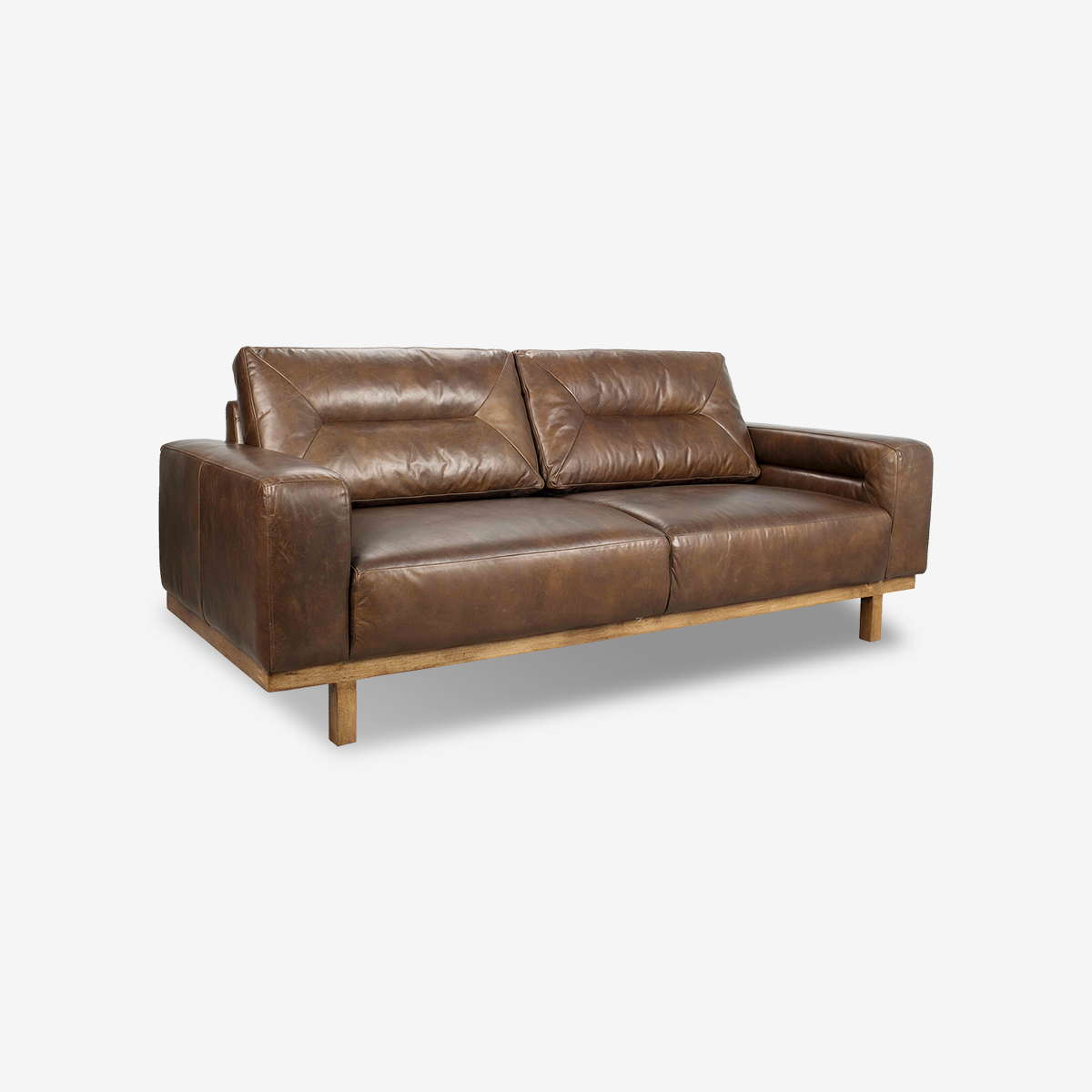 Hoace Classic Leather Sofa（Three Seater）