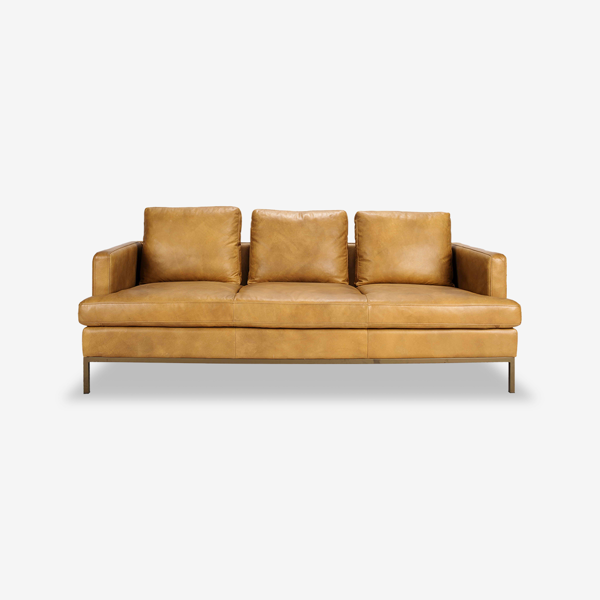 Roger Vintage Leather Three-Seater