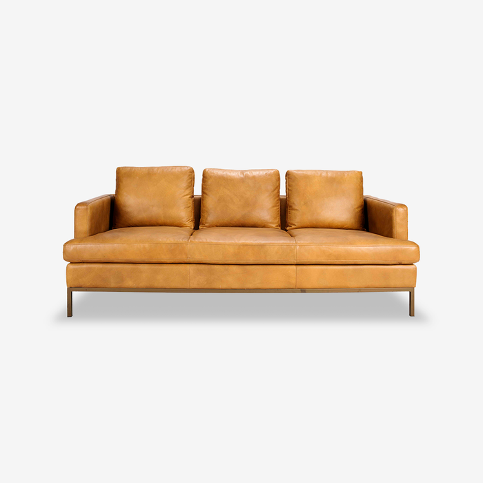 Roger Vintage Leather Three-Seater