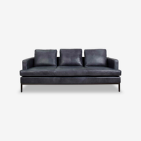 Roger Vintage Leather Three-Seater