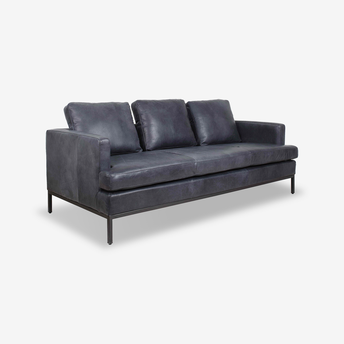 Roger Vintage Leather Three-Seater