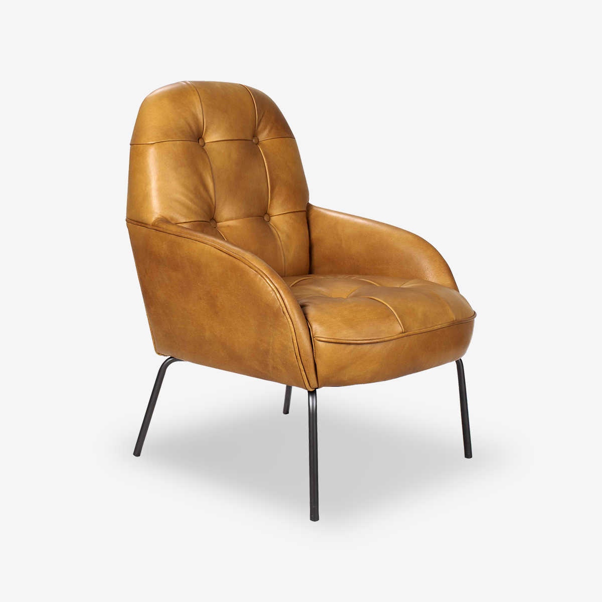 Luca Vintage Leather Dining Chair