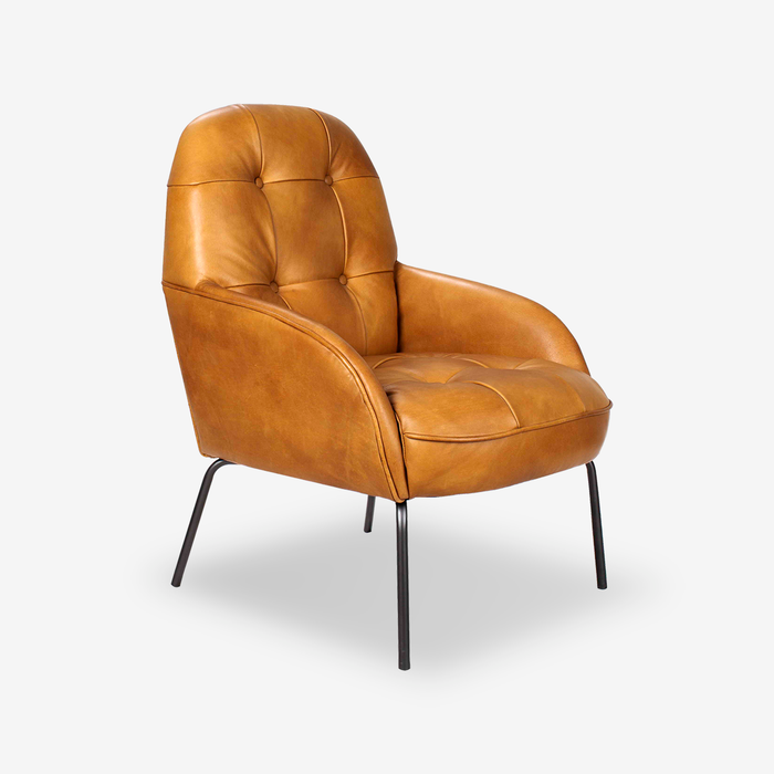 Luca Vintage Leather Dining Chair