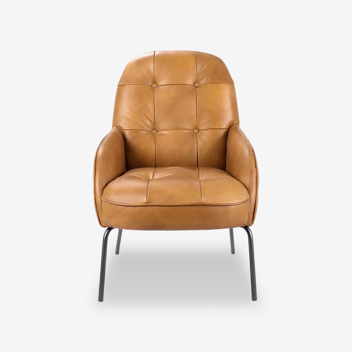 Luca Vintage Leather Dining Chair