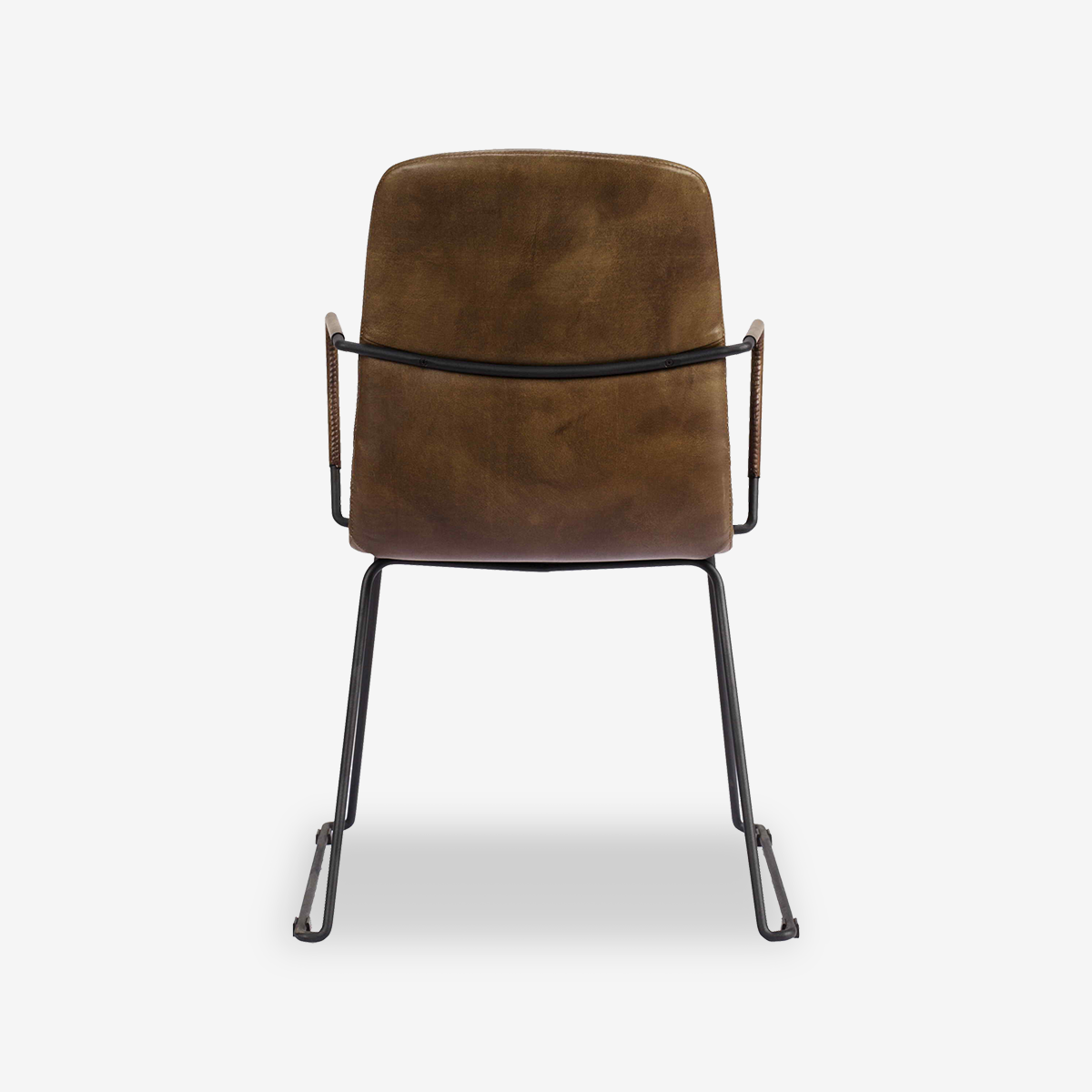 Fonda Industrial Leather Armchair