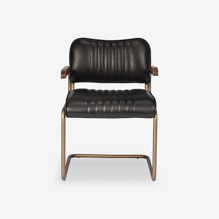 Flo Vintage Leather Dining Chair