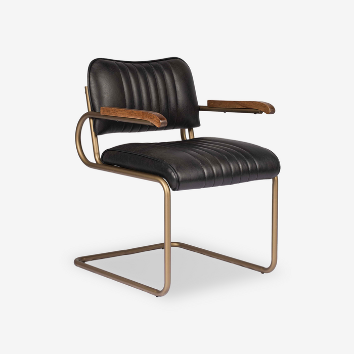 Flo Vintage Leather Dining Chair