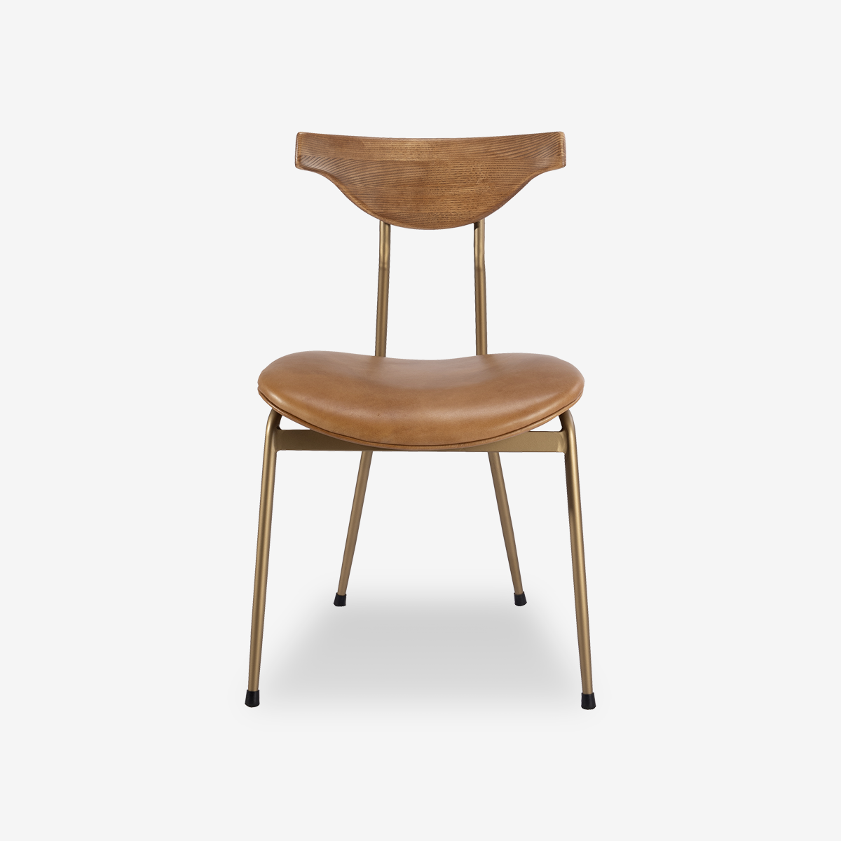 Elvis Industrial Leather Dining Chair