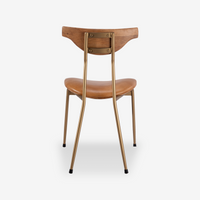 Elvis Industrial Leather Dining Chair