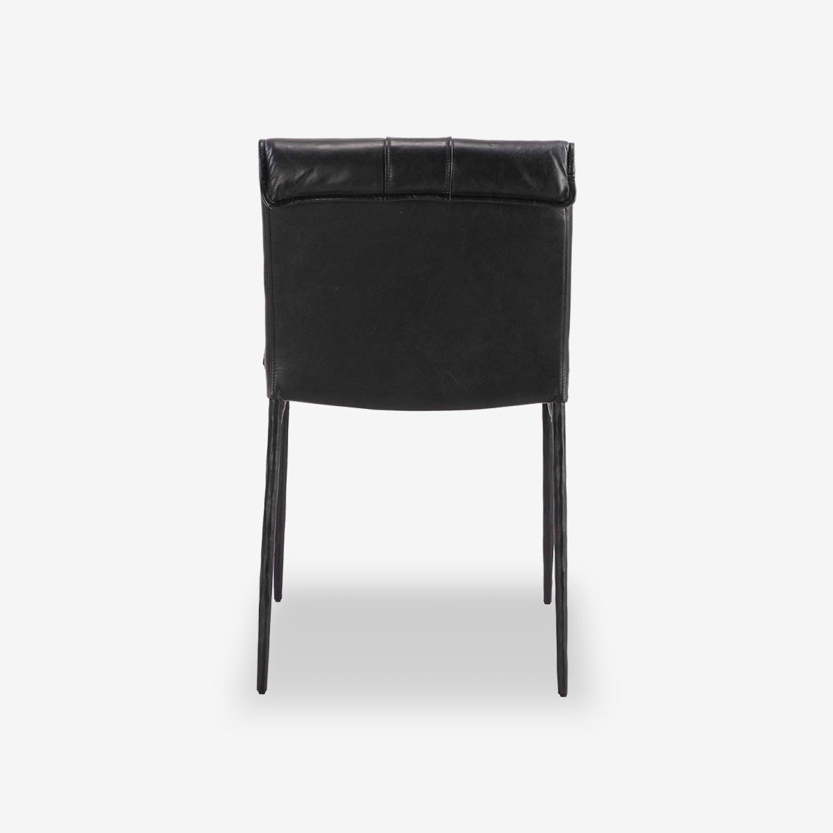 Paula Leather & Metal Dining Chair