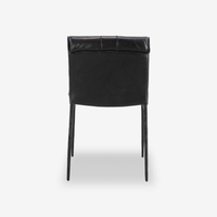 Paula Leather & Metal Dining Chair
