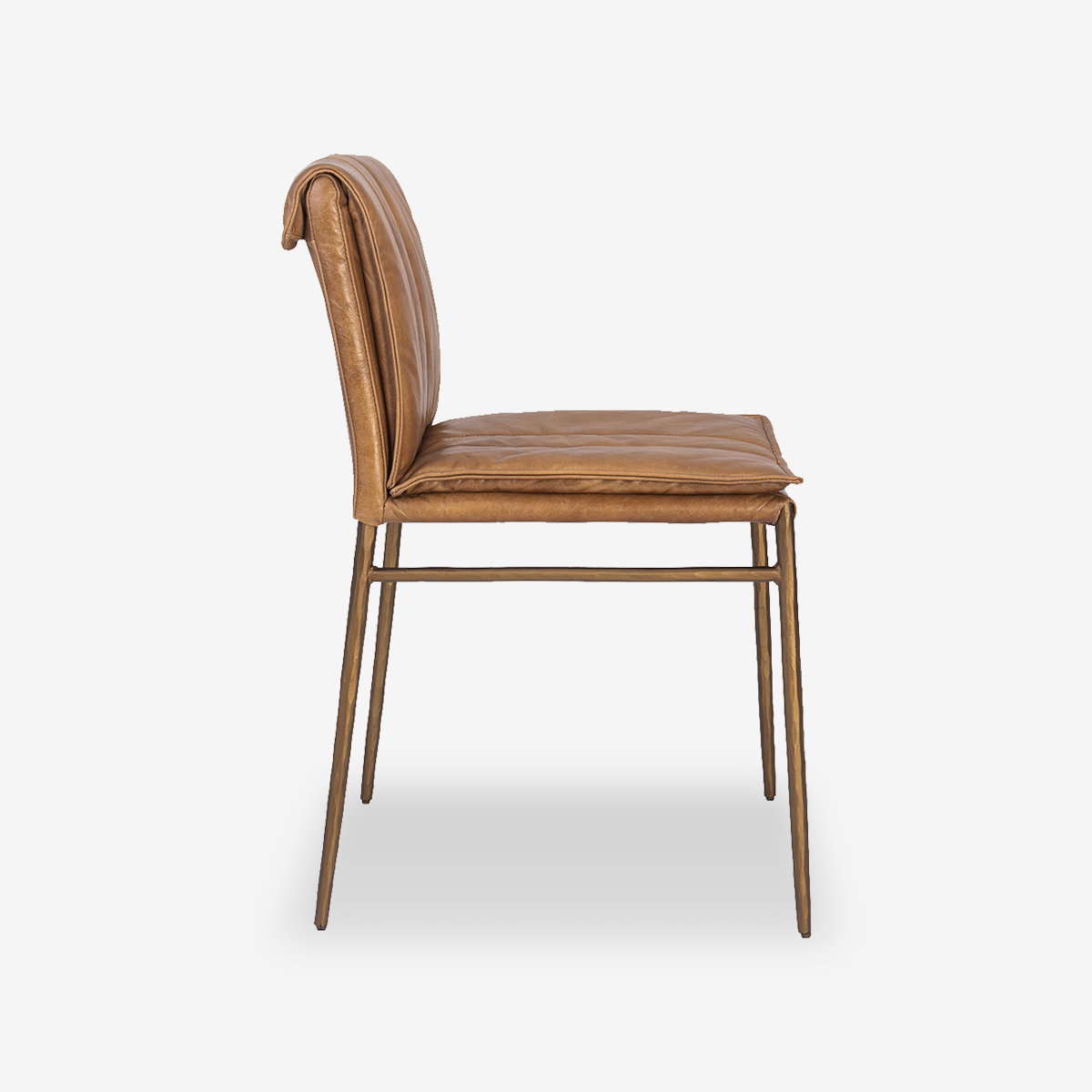 Paula Leather & Metal Dining Chair