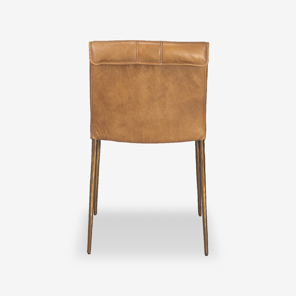 Paula Leather & Metal Dining Chair