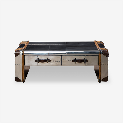 Vintage Jakarta Coffee Table Turbojet Silver