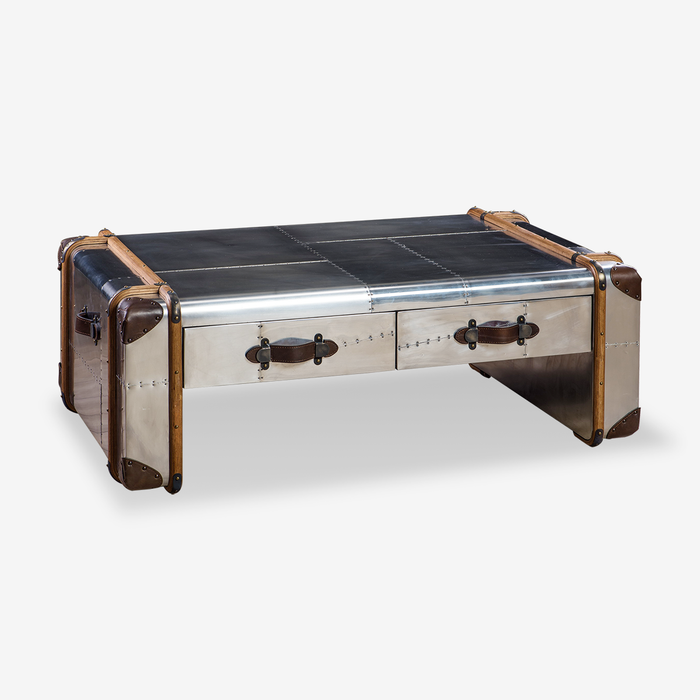 Vintage Jakarta Coffee Table Turbojet Silver