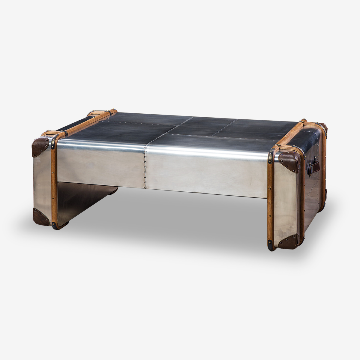 Vintage Jakarta Coffee Table Turbojet Silver