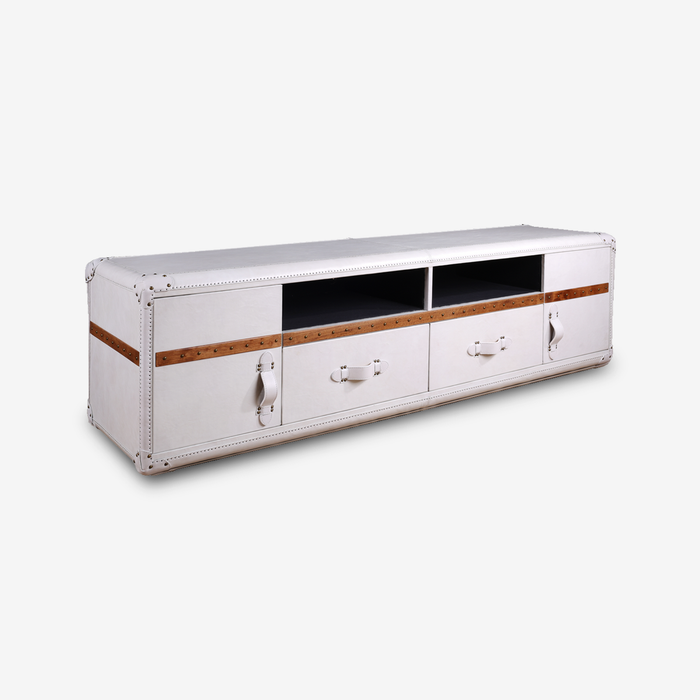 Sovereign Leather TV Stand
