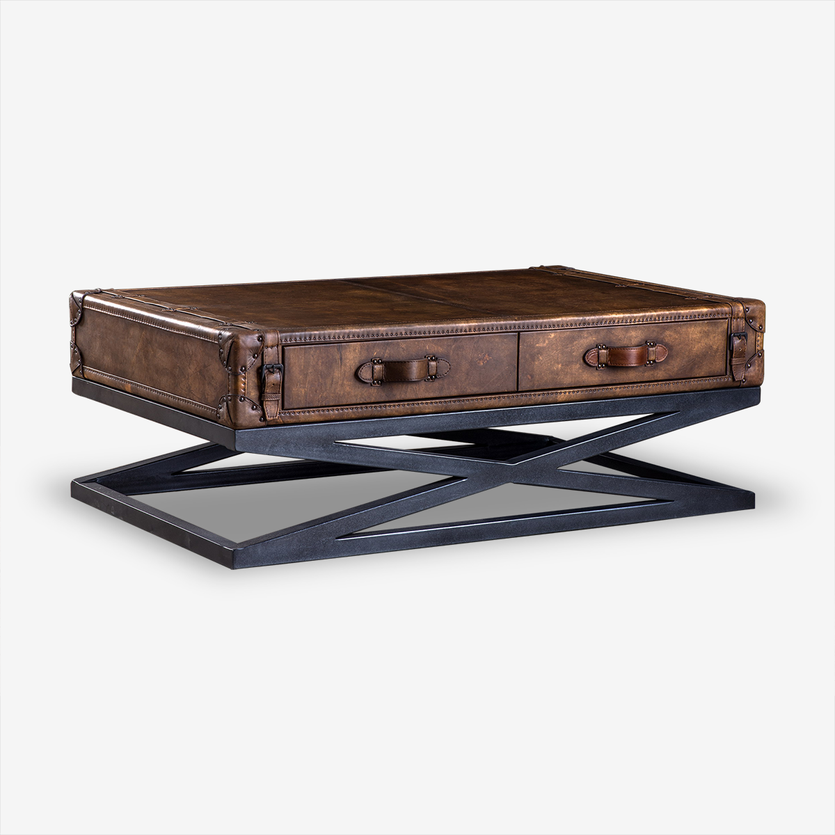 Legacy Leather-Metal Coffee Table