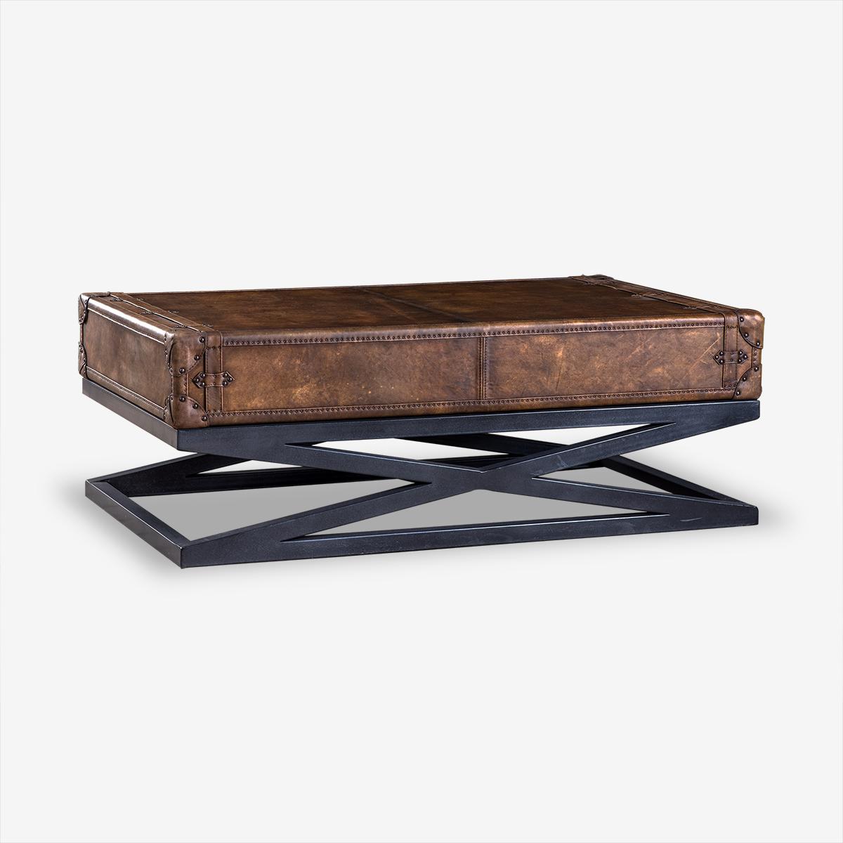 Legacy Leather-Metal Coffee Table