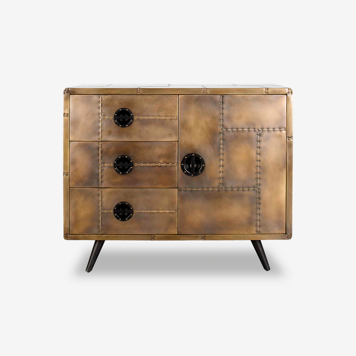 Vanguard Brass Cabinet