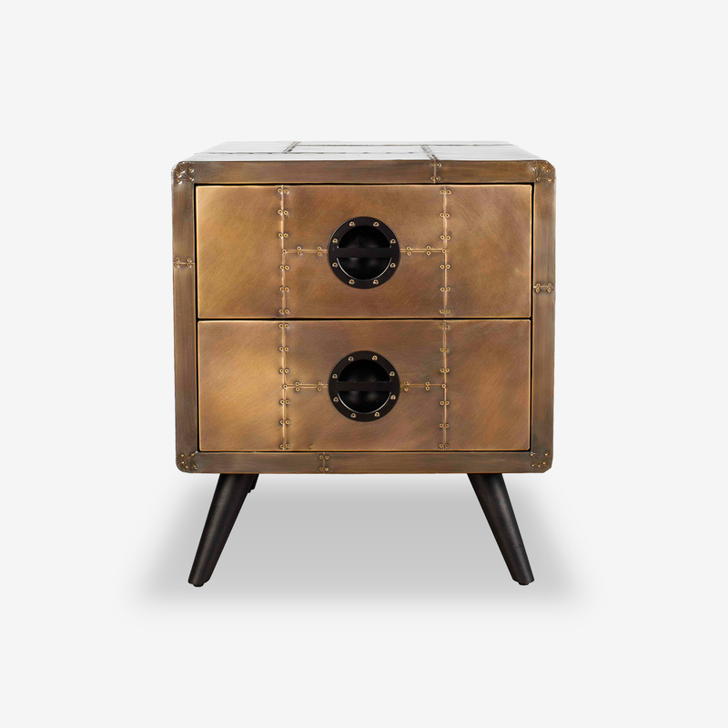 Jet Aviation Industrial Lamp Table