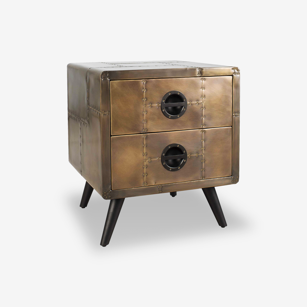 Jet Aviation Industrial Lamp Table