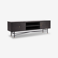 Alu-Wood Minimalist TV Stand