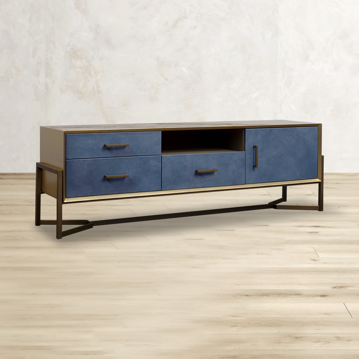 Avenue Brass TV Stand
