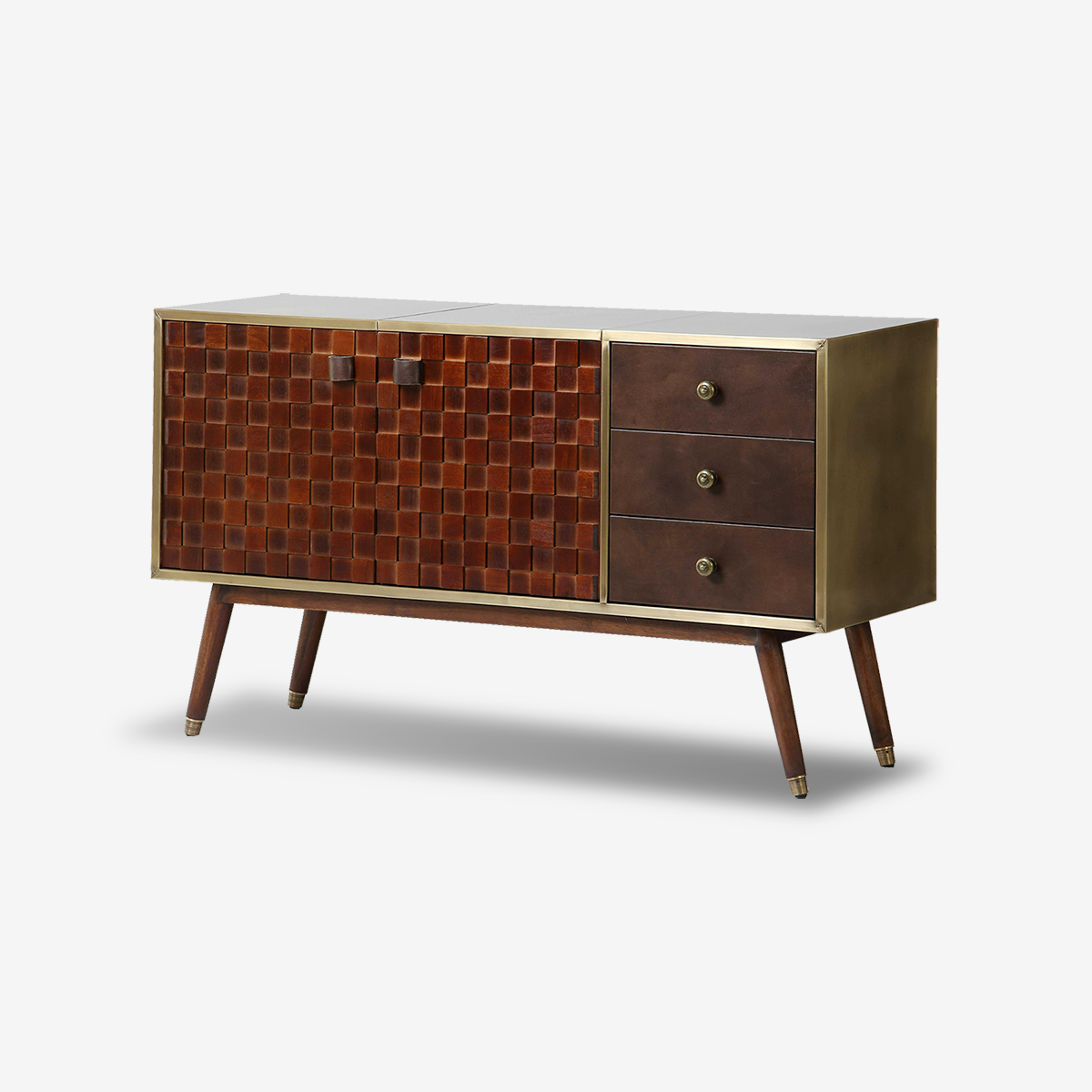 Mosaic Brass Cabinet