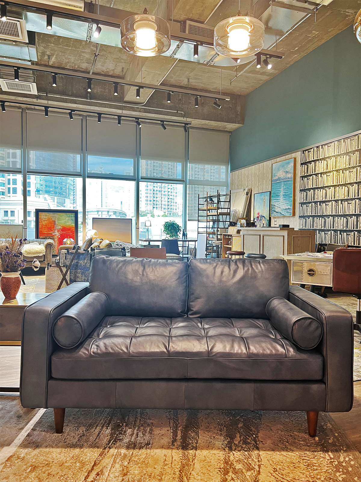 Jemmy Leather Sofa