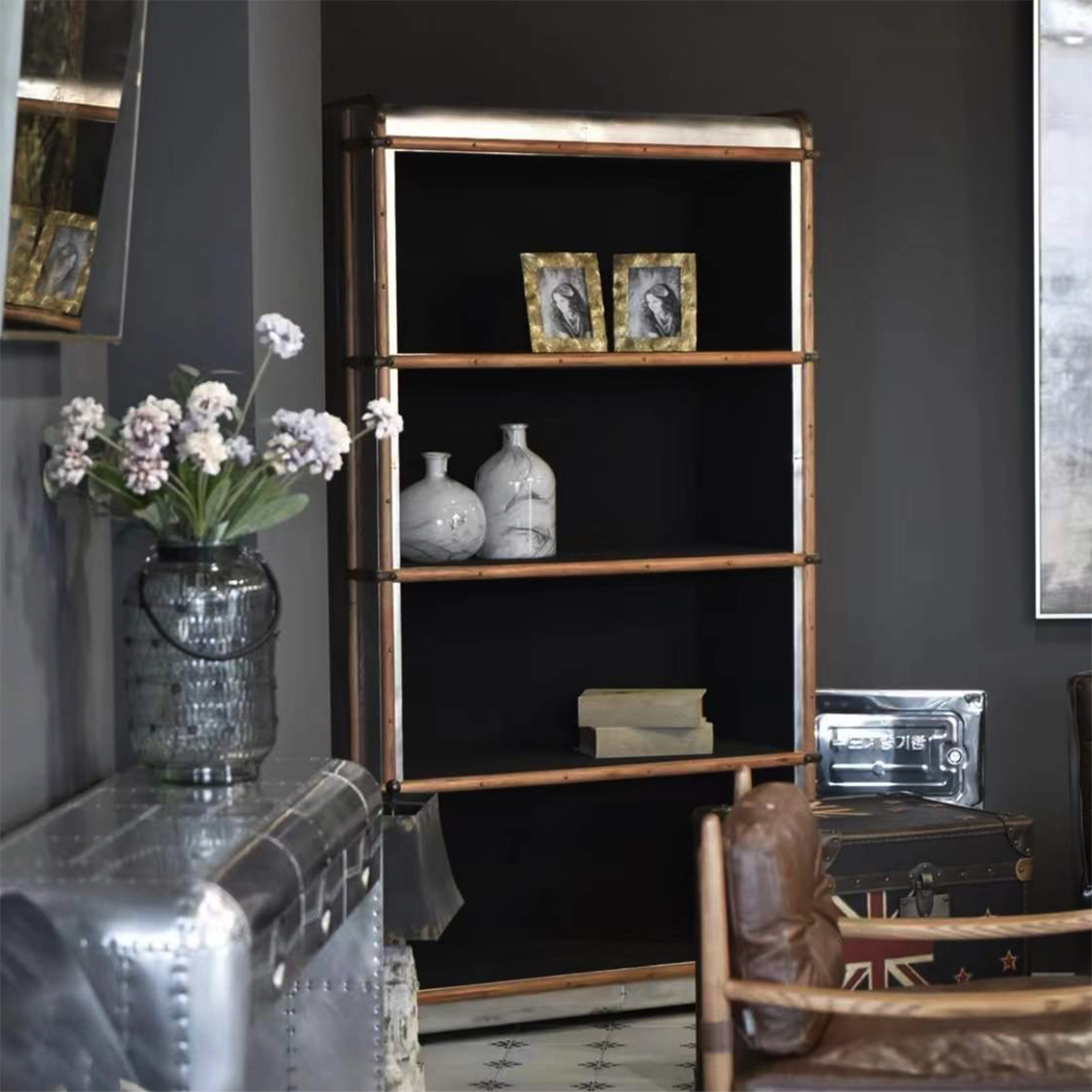 Turbojet Industrial Bookcase