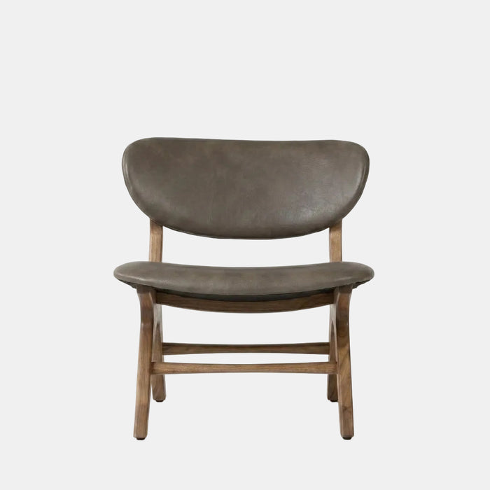 Haven Solid Wood Leather Chair