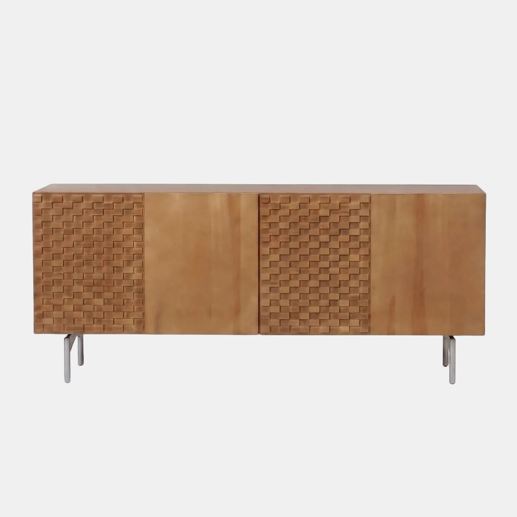 Terra-Weave Poplar Wood Cabinet