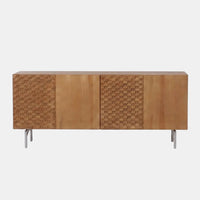 Terra-Weave Poplar Wood Cabinet