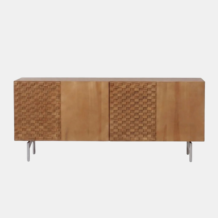 Terra-Weave Poplar Wood Cabinet